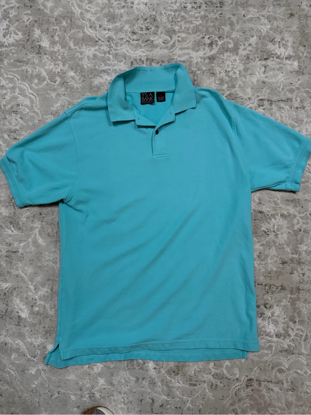 Jos. A. Bank Men's Aqua Turquoise Polo Shirt